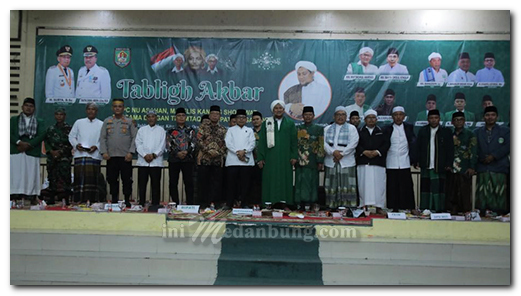 Bupati Hadir Tabligh Akbar PC NU Kabupaten Asahan