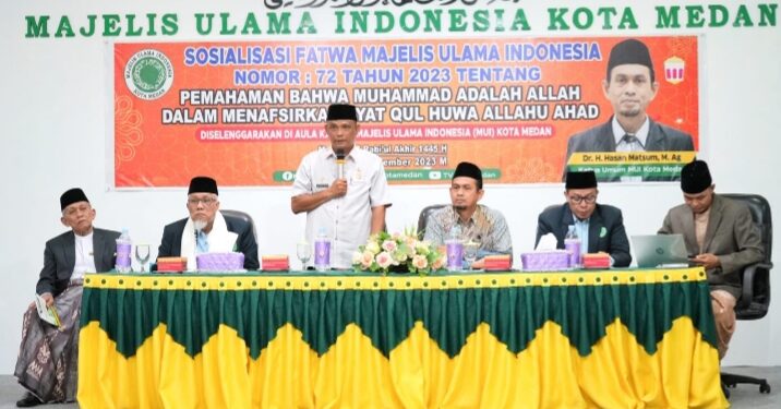 Pemko Medan Apresiasi Sosialisasi Fatwa MUI No 72 Tahun 2023