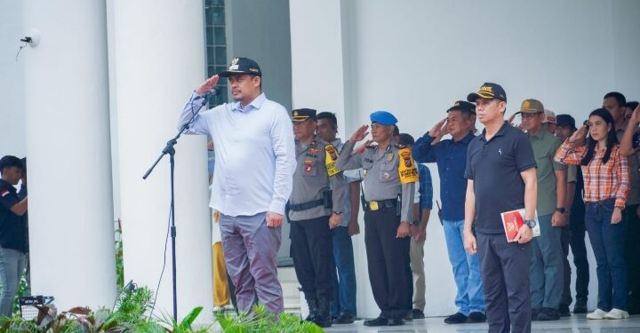 Pimpin Apel Penertiban APK, Bobby Ajak Semua Jaga Kekondusifan Kota Medan