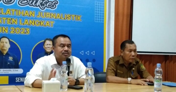 Diskominfo dan PWI Langkat Kerjasama Pelatihan Jurnalistik