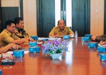 Syah Afandin Terima Audiensi Panitia Perayaan Natal Oikumene dan Pesparawi