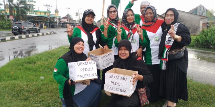 Komunitas Pedagang Makanan Pasar Belawan Menggalang Dana untuk Palestina