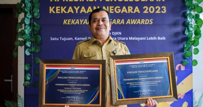Pemko Medan Raih Dua Penghargaan di Ajang KN Award 2023