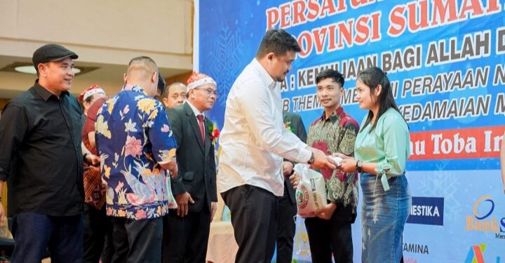 Hadiri Natal PWI Sumut, Bobby: Bantu Wujudkan Suasana Sejuk dan Damai