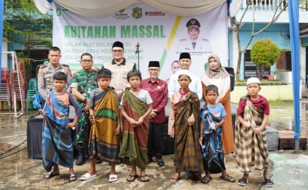 Bobby Apresiasi Khitanan Massal Baznas Medan