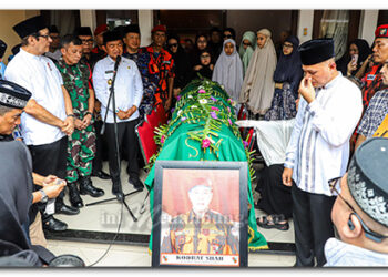 Pj Gubernur Sumut Doakan dan Lepas Keberangkatan Jenazah Kodrat Shah