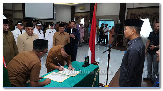138 ASN Jajaran Pemkab Langkat Dilantik, Berikut Masing-masing Jabatannya