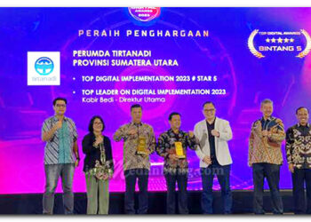 Perumda Tirtanadi Raih Bintang 5 Top Digital Implementation 2023, Kabir Bedi Sabet Top Leader