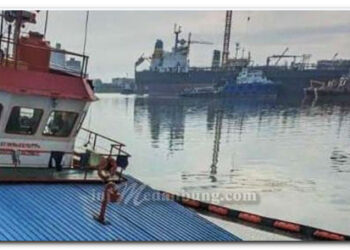 Kapal Pertamina Pengangkut BBM MFO Tenggelam Setelah Menabrak Dermaga Belawan