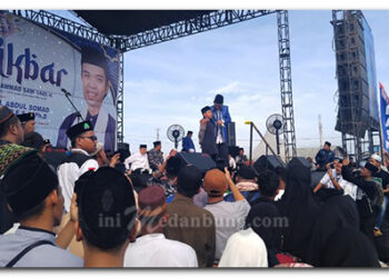 Ribuan Jemaah dari Medan Utara Banjiri Tabliq Akbar Uas di Belawan
