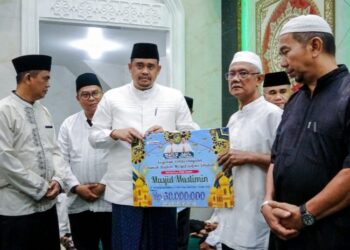 Safari Subuh Perdana 2024, Bobby: Makmurkan Umat Melalui Mesjid Mandiri