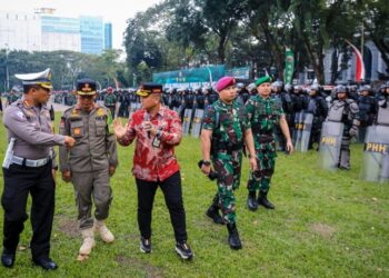 Pemko Medan Ikuti Apel Pasukan Pengamanan Pemilu 2024