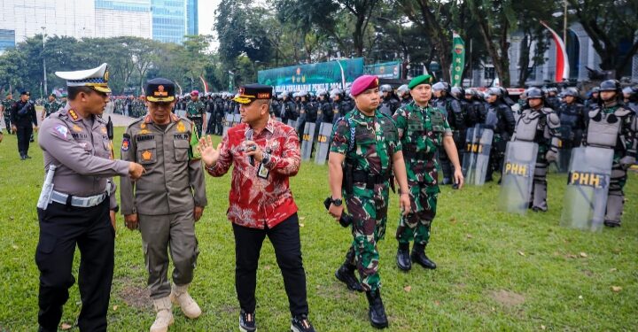 Pemko Medan Ikuti Apel Pasukan Pengamanan Pemilu 2024