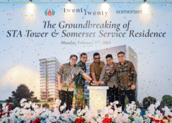 Groundbreaking Pembangunan Gedung STA Tower, Bobby: Perekonomian Kota Medan Semakin Baik