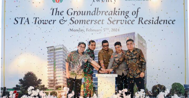 Groundbreaking Pembangunan Gedung STA Tower, Bobby: Perekonomian Kota Medan Semakin Baik