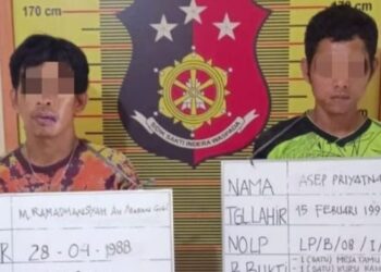 Dua Pelaku Pencurian di Kantor MUI Dibekuk Petugas Polsek Belawan