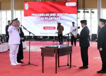 Lantik Wali Kota Gunungsitoli, Pj Gubernur Sumut Minta Pertahankan Peningkatan IPM