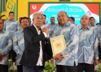 Dilantik Menjadi Ketua KONI, Syah Afandin Menjamin Masa Depan Atlet Kabupaten Langkat