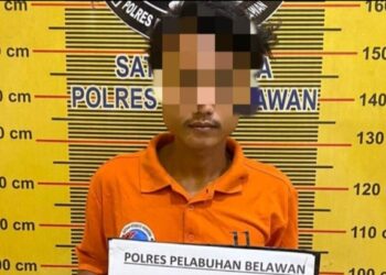 Polres Pelabuhan Belawan Tangkap Pengedar Sabu di Tanjung Mulia