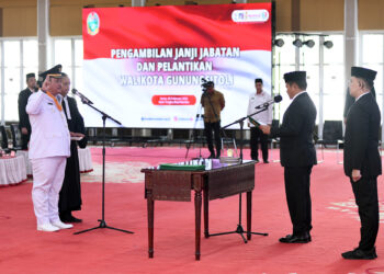 Lantik Wali Kota Gunungsitoli, Pj Gubernur Sumut Minta Pertahankan Peningkatan IPM