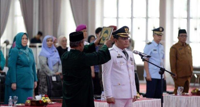 Lantik Pj Bupati Padanglawas, Pj Gubernur Sumut Minta Jaga Kondusivitas Daerah Jelang Pemilu