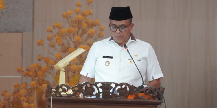 Pj Bupati Langkat Faisal Hasrimy Hadiri Rapat Paripurna Penetapan Pokok-pokok Pikiran DPRD Langkat TA 2024