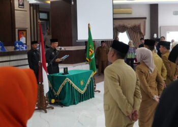 Sekda Langkat Amril Lantik 14 Pejabat Eselon II dan Eselon III Pemkab Langkat 