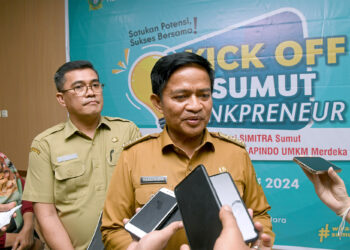 Beri Kemudahan dan Fasilitasi UMKM, Pj Gubernur Sumut Luncurkan Aplikasi Simitrasumut.com