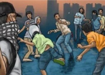 Bentrok Pemuda di Belawan Memperebutkan Lahan Parkir Pekuburan