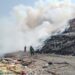 Tumpukan Sampah di Medan Marelan Kembali Terbakar