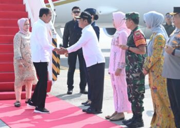 Kunker ke Sumut, Pj Gubernur Hassanudin Sambut Kedatangan Presiden RI Joko Widodo