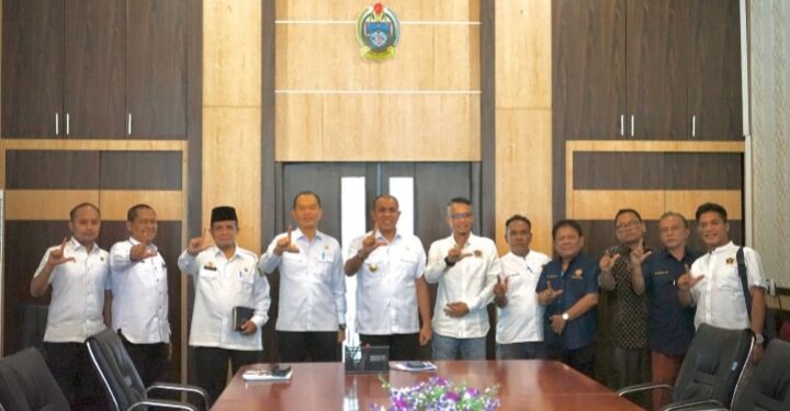 PWI Langkat beraudiensi, Pj Bupati Langkat berharap Wartawan Menjadi Humas di Setiap Instansi Pemerintahan