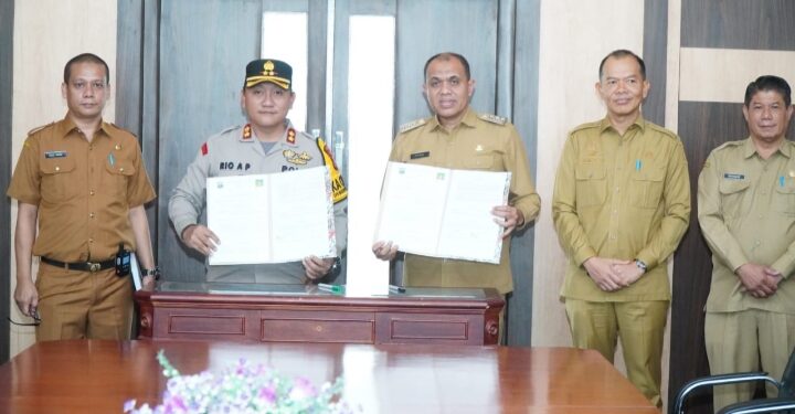 NPHD terkait Pengamanan Pilkada, Bukti Keseriusan Pj Bupati Langkat Hadapi Pilkada 2024