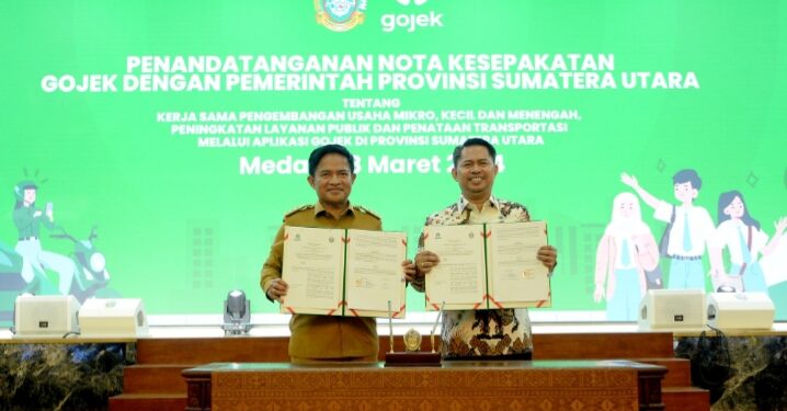 Jalin Kerja Sama dengan PT Goto Gojek Tokopedia, Pj Gubernur Harapkan dapat Kembangkan UMKM Sumut