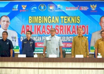 Pj Bupati Langkat Faisal Hasrimy Buka Bimbingan Teknis Aplikasi Srikandi