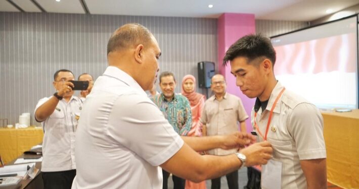 Pj Bupati Langkat Buka Pelatihan dan Ujian Sertifikasi PBJ Level 1 Pemkab Langkat