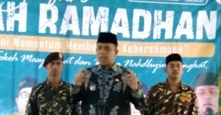 Tak Kenal Lelah Pj.Bupati Langkat Hadir di Acara Safari Dakwah Ramadhan NU
