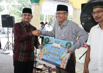 Pemko Medan Salurkan Rp50 Juta untuk Renovasi Masjid Al-Muttaqin