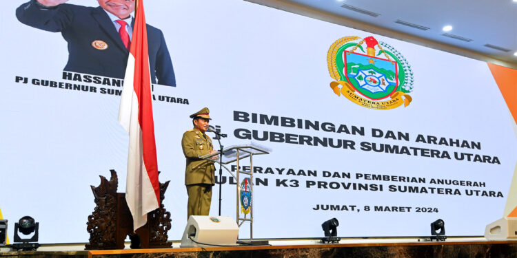 Pj Gubernur Sumut Imbau Budaya K3 Diterapkan di Seluruh Sektor