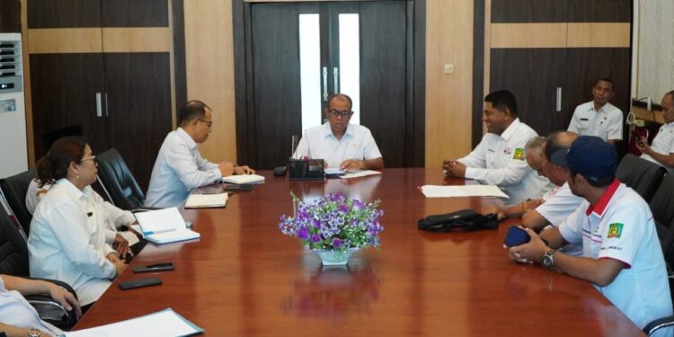 Audensi dengan Pj Bupati Langkat, PMI Langkat Berharap Langkat Tampung Pengungsi Rohingya