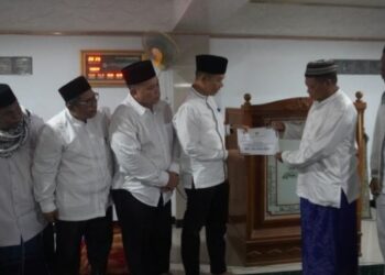 Rombongan Safari Ramadhan Tim 2 Pemkab Langkat ke Masjid Nurul Muslimin Stabat 
