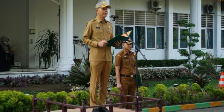 Pimpin Apel Gabungan, Sekda Langkat Amril Tegas untuk Turunkan Kemiskinan Ekstrim di Langkat