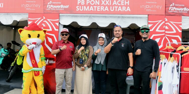 Tinjau Stan PB PON XXI di F1 Powerboat, Pj Gubernur Sumut Dorong Inovasi Strategi Sosialisasi