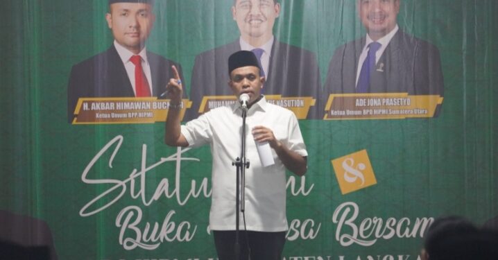 Pj Bupati Langkat Harap Kolaborasi dan Kreativitas HIPMI Memajukan Kabupaten Langkat