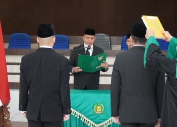Pelantikan Pejabat Eselon II di Langkat, Faisal Hasrimy Titipkan Pesan Khusus