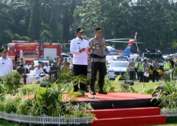 Apel Pasukan Ketupat Toba 2024, Pj Gubernur Sumut Pastikan Pemerintah Berupaya Ciptakan Mudik Aman