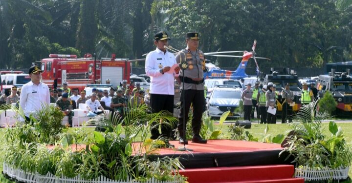 Apel Pasukan Ketupat Toba 2024, Pj Gubernur Sumut Pastikan Pemerintah Berupaya Ciptakan Mudik Aman