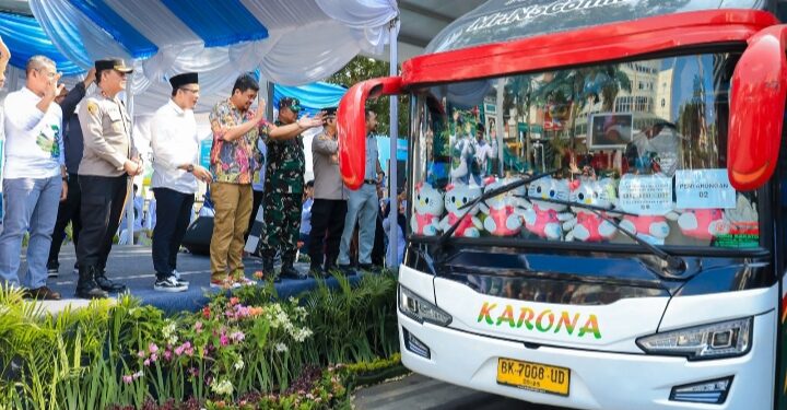 Mudik Gratis Bareng Pemko Medan, Bobby Nasution Berangkatkan 6.060 Pemudik