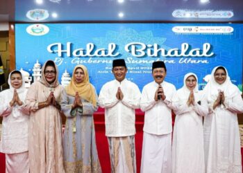 Gelar Open House, Pj Gubernur Sumut Ajak untuk Saling Memaafkan