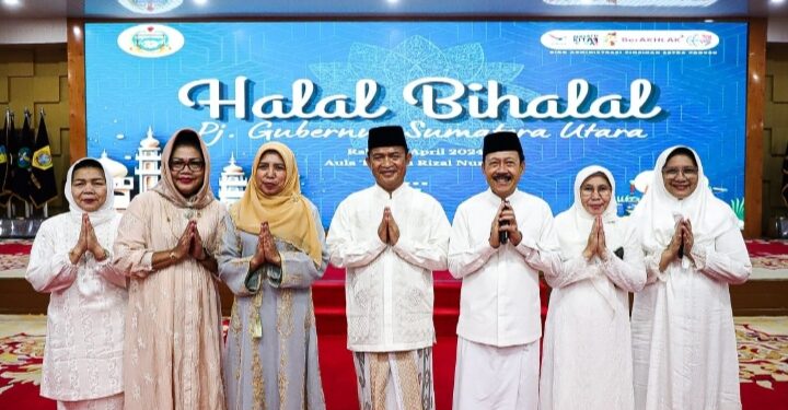 Gelar Open House, Pj Gubernur Sumut Ajak untuk Saling Memaafkan